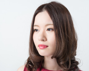 Картинка девушки -unsort+ лица +портреты портрет лицо макияж девушка фон азиатка