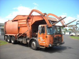 Картинка автомобили мусоровозы мусорщик