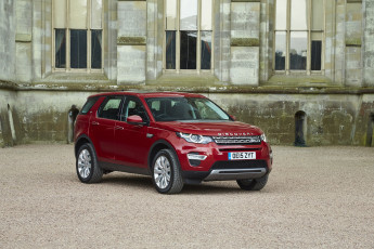 Картинка автомобили land-rover sport hse discovery land rover красный 2015г l550 uk-spec luxury