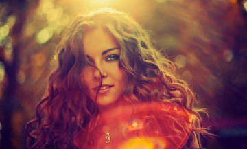 Картинка девушки -unsort+ лица +портреты свет блики взгляд улыбка лицо