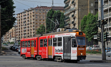 Картинка техника трамваи рельсы транспорт трамвай