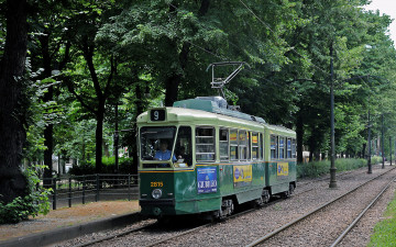 Картинка техника трамваи транспорт рельсы трамвай