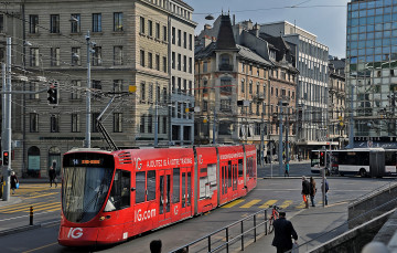 Картинка техника трамваи транспорт рельсы трамвай