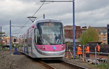 Картинка техника трамваи транспорт рельсы трамвай