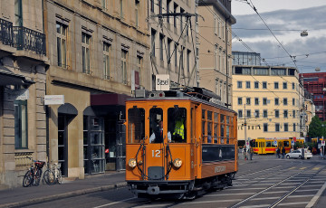 Картинка техника трамваи транспорт рельсы трамвай