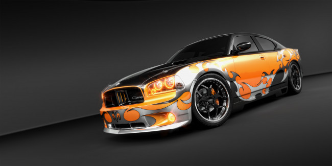 Обои картинки фото автомобили, 3д, фон, автомобиль