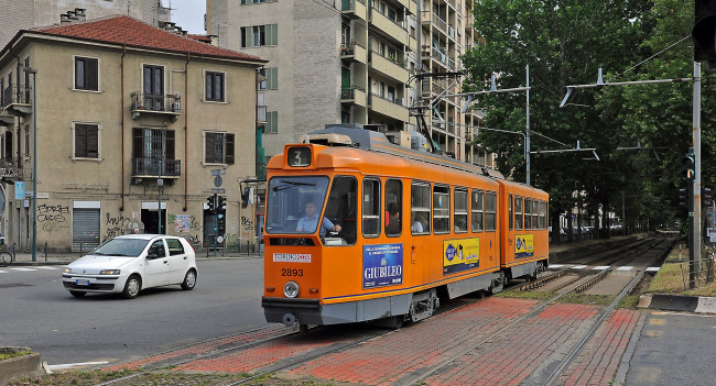 Обои картинки фото техника, трамваи, транспорт, рельсы, трамвай