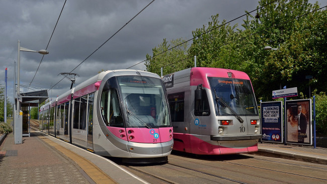 Обои картинки фото техника, трамваи, транспорт, рельсы, трамвай