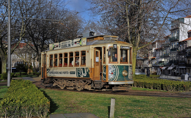 Обои картинки фото техника, трамваи, транспорт, рельсы, трамвай