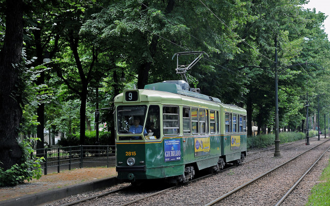 Обои картинки фото техника, трамваи, транспорт, рельсы, трамвай