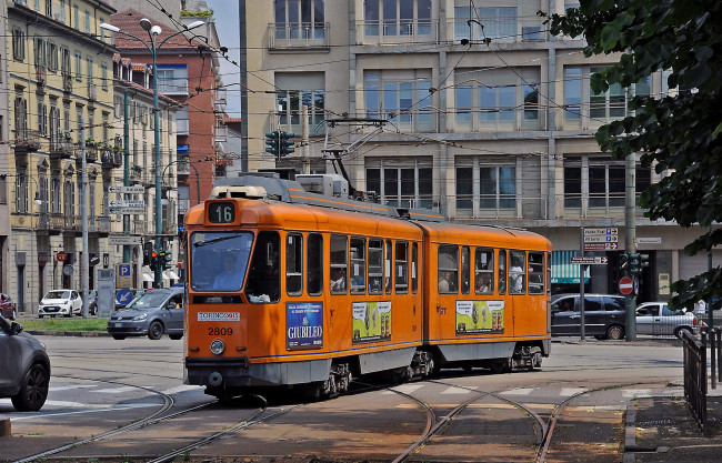 Обои картинки фото техника, трамваи, транспорт, рельсы, трамвай