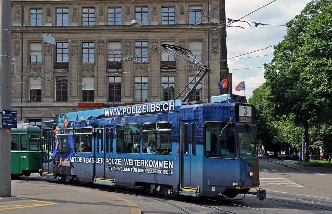 Обои картинки фото техника, трамваи, трамвай, рельсы, транспорт