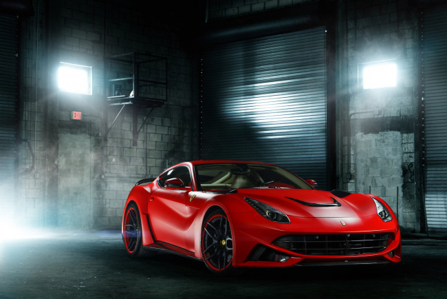 Обои картинки фото автомобили, ferrari, dub, magazine, mc, customs, wide, body, f12, красный