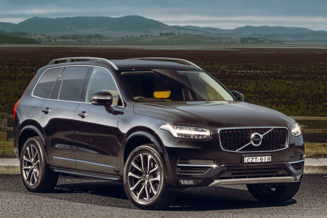 Обои картинки фото автомобили, volvo, xc90, t6, momentum, au-spec, 2015г