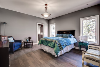 Картинка интерьер спальня комната мебель