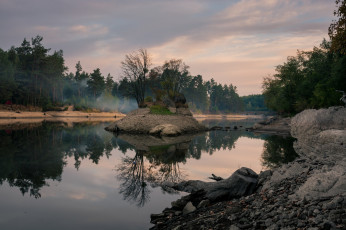 Картинка природа реки озера река лес