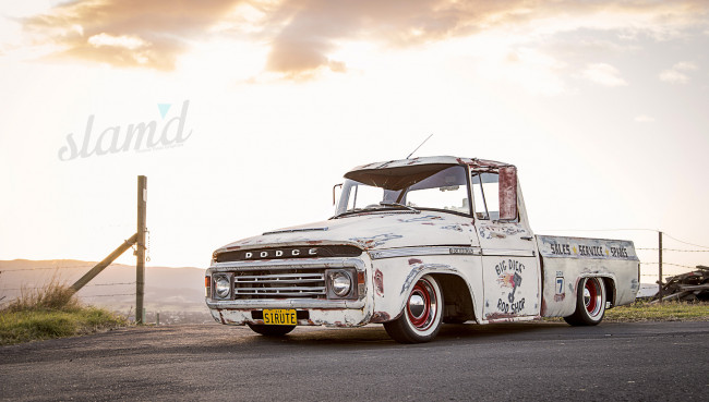 Обои картинки фото автомобили, custom pick-up, dodge