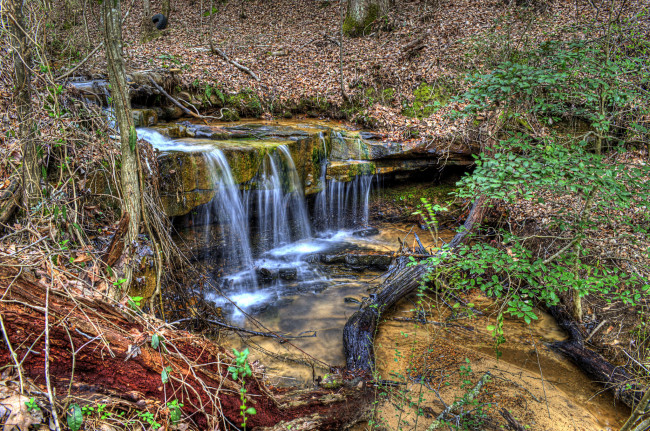 Обои картинки фото природа, водопады, водопад, река, лес