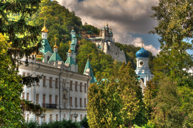 Обои картинки фото святогорская лавра, города, - православные церкви,  монастыри, обитель