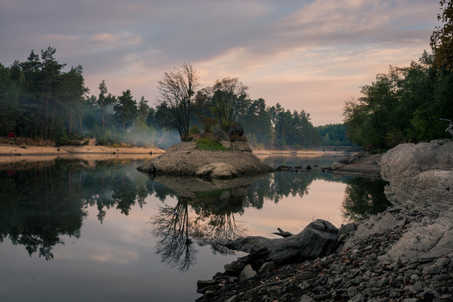 Обои картинки фото природа, реки, озера, река, лес