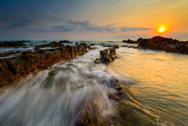 Обои картинки фото природа, восходы, закаты, рассвет