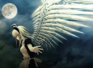 Картинка аниме ангелы +демоны ангел