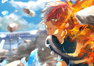 Картинка аниме boku+no+hero+academia моя геройская академия