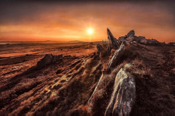 Картинка природа восходы закаты простор