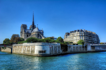 Картинка ile+de+cit& 237 +east+end города париж+ франция остров река