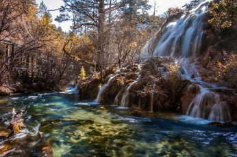 Картинка природа водопады простор