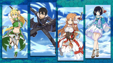Картинка аниме sword+art+online sword art online