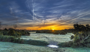 Картинка природа восходы закаты простор