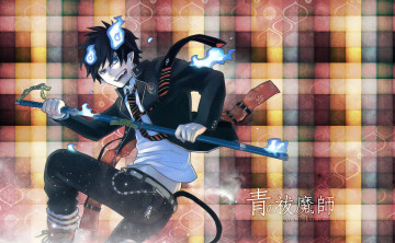 Картинка аниме ao+no+exorcist рин