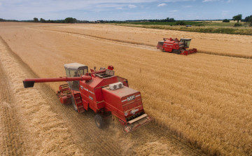 обоя техника, комбайны, уборочная