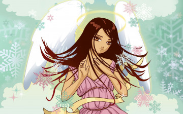 Картинка аниме ангелы +демоны ангел