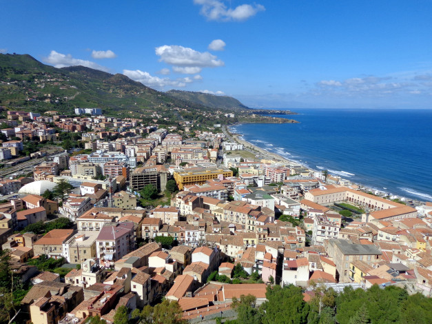 Обои картинки фото cefalu italy, города, - панорамы, cefalu, italy