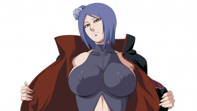 Обои картинки фото аниме, naruto, konan
