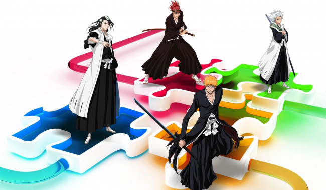 Обои картинки фото аниме, bleach, game, anime, asian, manga, japanese, oriental, asiatic, powerful, strong, sugoi