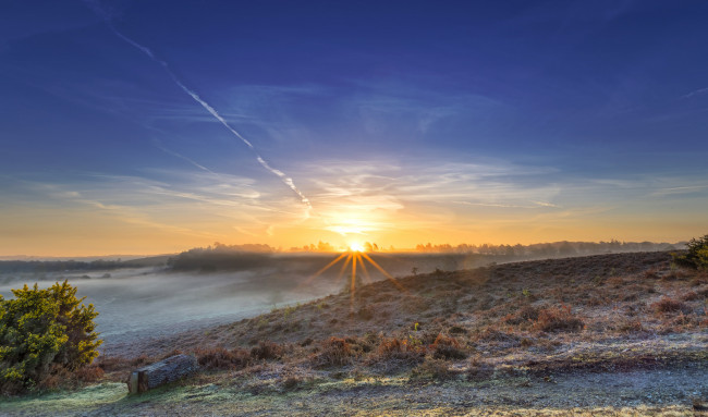 Обои картинки фото природа, восходы, закаты, простор