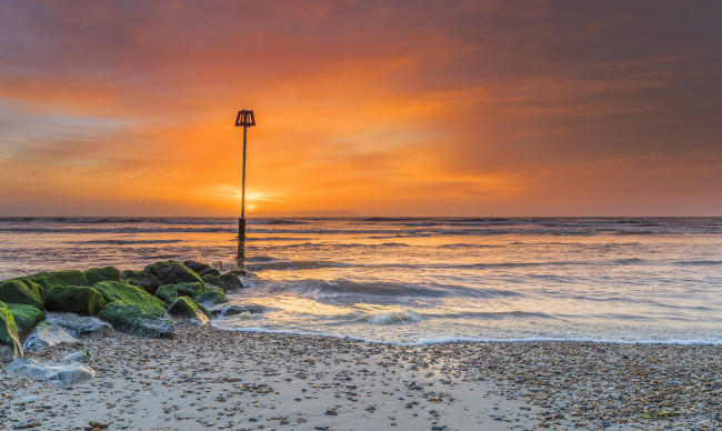 Обои картинки фото природа, восходы, закаты, простор