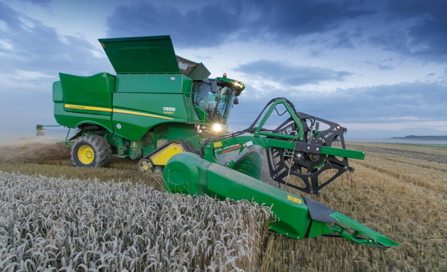 Обои картинки фото техника, комбайны, уборочная