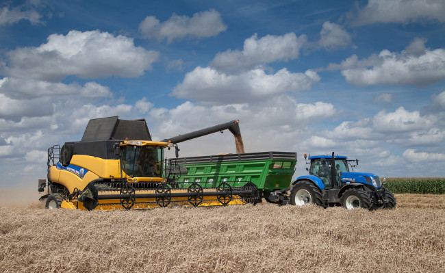 Обои картинки фото техника, комбайны, уборочная