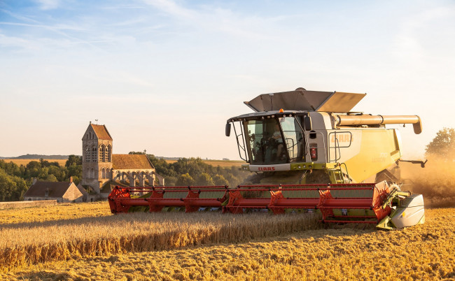 Обои картинки фото техника, комбайны, уборочная