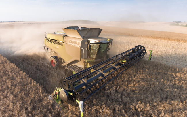 Обои картинки фото техника, комбайны, уборочная