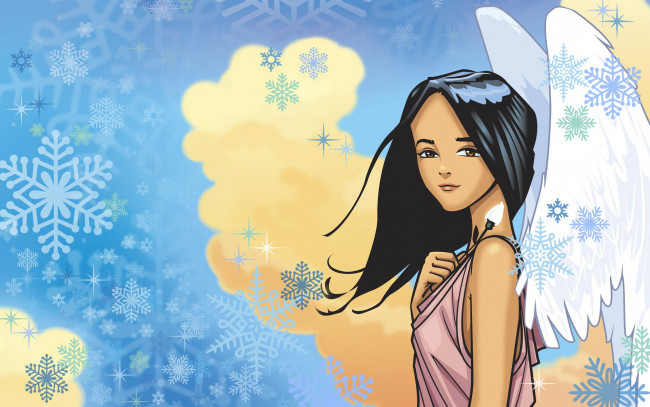 Обои картинки фото аниме, ангелы,  демоны, ангел