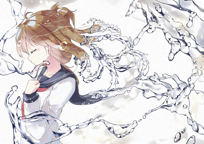 Обои картинки фото аниме, unknown,  другое, девушка