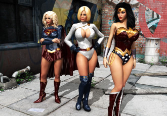 Картинка 3д+графика фантазия+ fantasy фон взгляд девушки