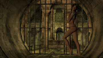 Картинка 3д+графика фантазия+ fantasy фон взгляд девушка