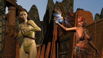 Картинка 3д+графика фантазия+ fantasy фон взгляд девушки