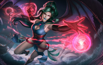 Картинка 3д+графика фантазия+ fantasy фон взгляд девушка